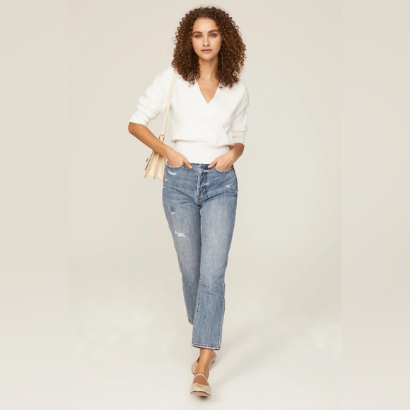 Pistola Charlie High Rise Wide Leg Jeans Sz 29 Organic Cotton - Picture 4 of 8